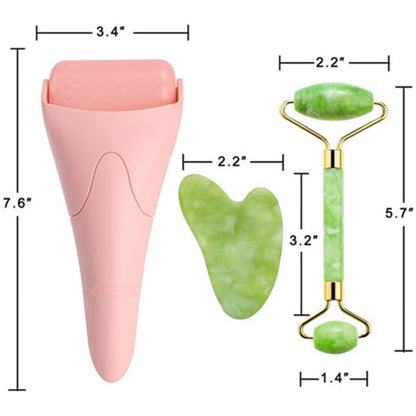 Almacoraluz Rodillo Facial de Jade